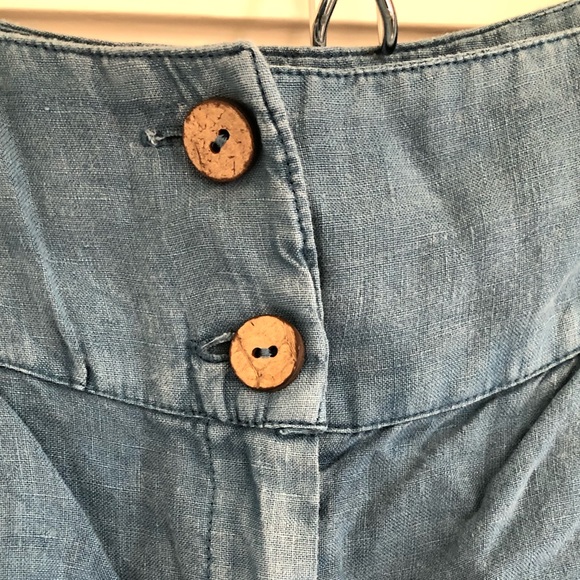 Artisan NY 100% Linen High Waisted Shorts - Picture 2 of 8